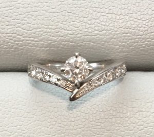 Pt ダイヤモンド　リング